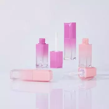 5Ml Diy Make-Up Vloeibare Lege Lippenstift Lipgloss Tubes Hoge Kwaliteit Transparante Cosmetische Verpakking Cont фиолетовый