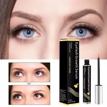 5 мл наращивание ресниц, большие ресницы, более длинные ресницы, более густые ресницы, усилитель ресниц, делает ресницы длинными, густыми и красивыми чёрный