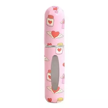 5ml Mini Perfume Bottle Essential Oil Alcohol Refillable Spray Rotating Bottle Spray Atomizer Bottle Empty Cosmetic Containers