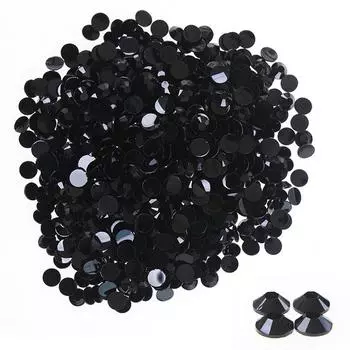 5 мм 1000 шт Ab Milk Jelly Flatback смола для одежды/дизайна ногтей