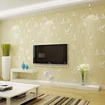 5Mx53cm 3D самоклеящиеся обои нетканые ткани домашний декор листья стикер на стену 53cm*6m-Blue