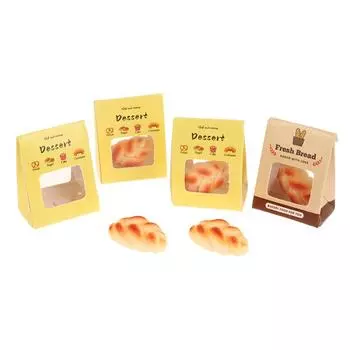 5Набор 1:12 кукольных домиков, имитация десерта, хлеб с упаковкой, кукольная кухня, еда, декор, игрушка, кукольный домик, декор, аксессуары