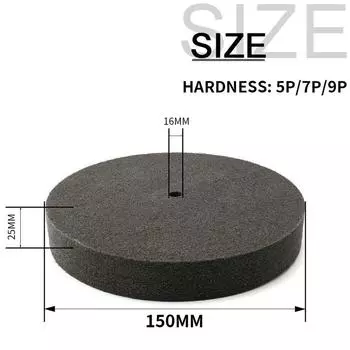 5P/7P/9P полировальный круг 6\ X 5/8\ \ 1\ абразивный для удаления заусенцев серый 5P