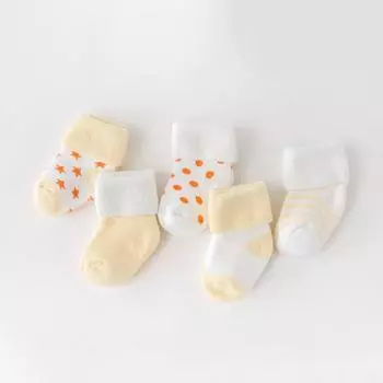 5Pair/lot New boy and girl baby socks thick newborn autumn and winter warm foot sock S 0-6 months&COTTON
