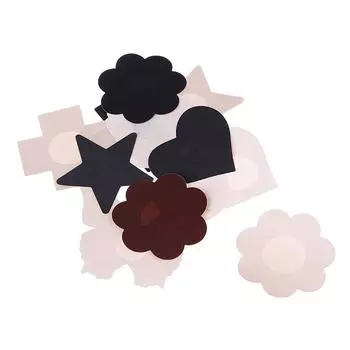 5 пар накладок на соски, накладки на соски для женщин, клейкие невидимые наклейки на грудь, аксессуары для праздничного подарка, одноразовый женский липкий бюстгальтер