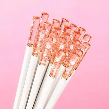 5Pairs Non-Slip Chopsticks Korean Home Hotel Restaurant Portable Healthy Food Stick For Sushi Chopsticks