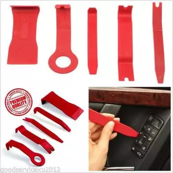 5pc Car Door Dash Board Audio Panel Moulding Trim Install Removal Pry Open Tools