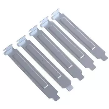 5 шт. 12 см серебряная крышка слота PCI для ПК, корпус компьютера, пылевой фильтр, заглушка