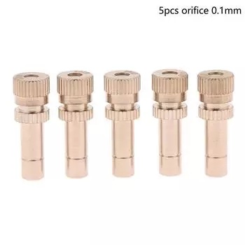 5Pcs 6Mm Quick Connect Mist Sprayer Atomizing Misting Nozzle Garden Water Irrigation Sprinkler For Misting Cooling System