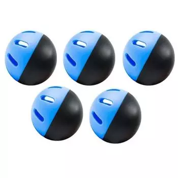 5PCS 74MM Baseball Practice Balls EVA Softballs Plastic Airflow Balls Outdoor