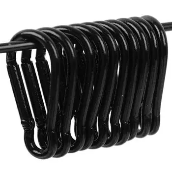 5pcs Aluminum Zinc Zinc Alloy Mountaineering Hook Quick Link Gourd Safety Buckle Backpack level 5