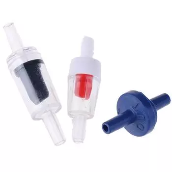 5Pcs Aquarium Non-Return Check Valves Fish Tank Air Pump Co2 Diffuser Water