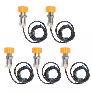 5PCS бесконтактный переключатель круглый датчик приближения для определения расстояния PNP нормально открытый 636 В постоянного тока