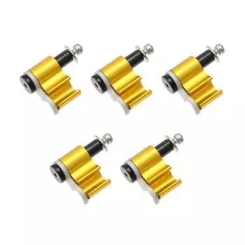 5Pcs Bicycles Cable Grip Adapter Bike Hydraulic Brake Cable Housing Adapter Clip Bike Brake Shift Cable Clamps Enduring золотой