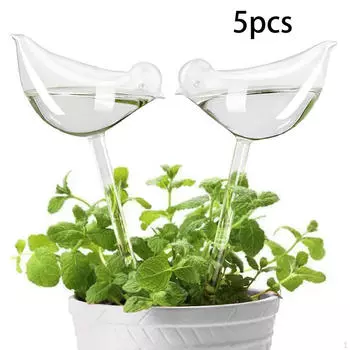 5 шт. шаров для полива растений в форме птиц, саморегулирующиеся лампы, автоматическая система полива чистый