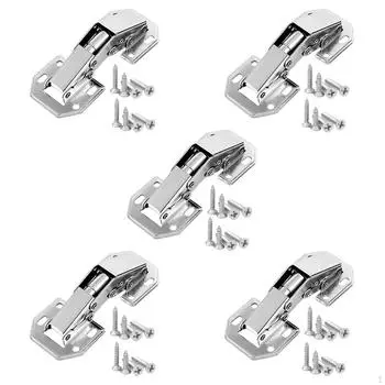 5 шт. петли для шкафа, дверцы шкафа, аксессуары для скрытых дверей 7.7cmx3.2cm