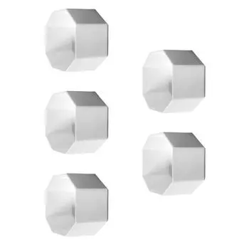 5Pcs Convenient Tennis Racket End Cap Plastic End Cover Racquet Damping Cover for Tennis and Racquetball Racket белый