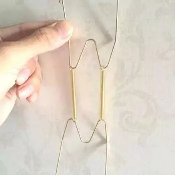 5 шт. настенные вешалки для посуды 8-дюймовые держатели для тарелок W-типа невидимые пружинные крючки для подвешивания пластин для украшения крыльца дома