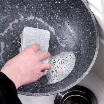 5Pcs Double-sided Cleaning Spongs Household Scouring Pad Kitchen Wipe Dishwashing Sponge Cloth Dish Cleaning Towels Accessories