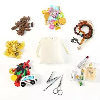 5pcs Flannel Bag Wholesale Drawstring Jewelry Flannel Bag Earphone Storage Bag Large Black Flannel Drawstring Bag 13x18cm