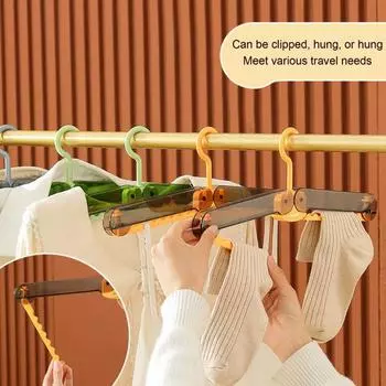 5 шт. складных пластиковых вешалок для одежды прочные несущие не деформируемые многофункциональные дизайнерские вешалки для рубашек и брюк 5pcs серый