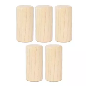 5Pcs Hand Maracas Kids Wooden Percussion Rattles Music Shakers Musical Percussion Instruments