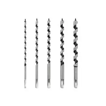 5pcs Hexagonal Handle Center Drill 230mm Reaming Tool Woodworking Roller Drill Carpenter