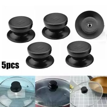 5Pcs Kitchen Cooking Pot Pan Lids 4*3cm Replacement Knob Lifting Handle Cookware Hardware For Kettle Oil Pot Frying Pan Pot Lids CHINA