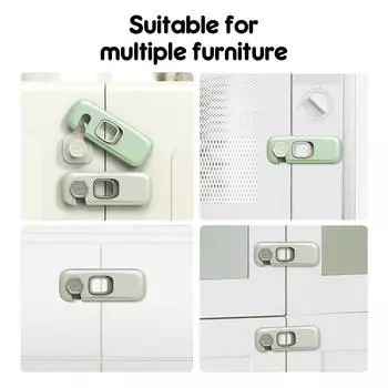 5pcs/lot Baby Cabinet Locks Children Security Protector Multi-function Baby Safety Lock Refrigerator Drawer Cabinet Door Locks