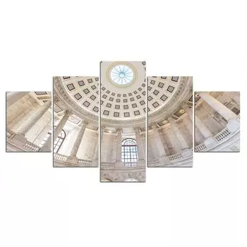 5Pcs Muslim Religion Temple Decor 5 Pieces Canvas Paintings Wall Art No Framed 5 Panel Room Decor Modern Abstract Home Decor 20x35 20x45 20x55cm