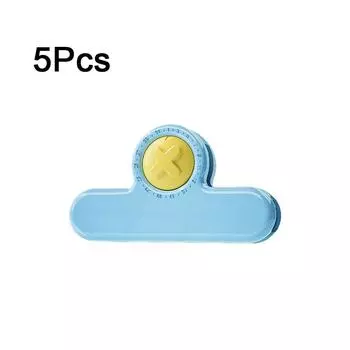 5Pcs Plastic Dopamine Sealing Clamp Moisture-proof Food Fresh-keeping Sealer Kitchen