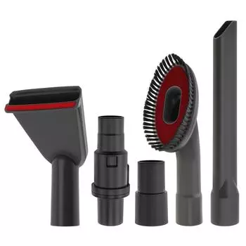 5pcs Plastic Hand Pick Flat Nozzle Set Miele Philip Handheld Vacuum Tools Heavy Duty Universal Fit
