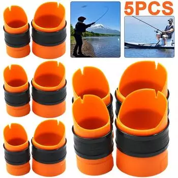 5Pcs PVA Loader Bag System Bait Tools for Carp Rig Coarse Method Feeder #C
