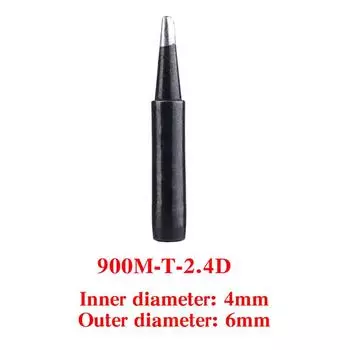 5Pcs/set Lead Free Soldering Iron Tips 900M-T-K/I/4C/B/2.4D Pure Copper Welding Head BGA Soldering Station Tools