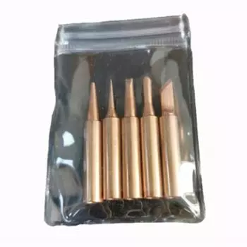 5PCS Soldering Iron Heads Electric Soldering Iron Matching Soldering Head Soldering Dots Pen Head With Soldering Iron Head Sleev