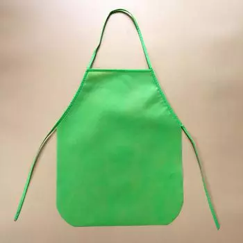 5pcs Solid Kitchen Apron Children s Waterproof Waitress Work Apron Original Oil and Dirt Resistant Retro Fashion Apron for Kids оранжевый