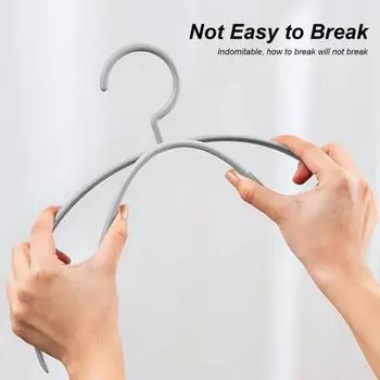5 шт. Экономия места, антидеформируемый, удобный, полукруглый, бесшовный органайзер для шкафа, вешалка для одежды