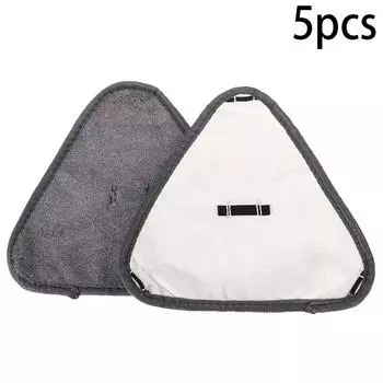 5 шт. треугольная микрофибровая салфетка для пыли сменные насадки для швабры для мытья стекол микрофибровая тряпка для подметания полов инструмент для чистки