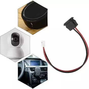 5pcs USB Connector Type-C Female with PH 2.0 Terminal 3A High Current Fast Type C Charging Jack Port With Snap Groove Buckle 5PCs