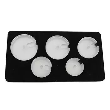 5pcs Watch Case Press Dies Transparent Watch Repair Tools Professional Watch Press Dies Set for