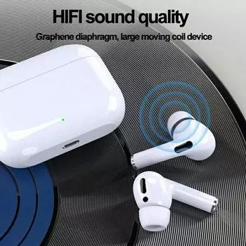5Про 1:1 беспроводные наушники с шумоподавлением Bluetooth-вкладыши стерео HiFi HD наушники для звонков музыкальная спортивная гарнитура для Android и IOS белый
