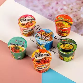 5шт 1/12 кукольный домик миниатюрная лапша быстрого приготовления кукольный домик кухня ролевая игрушка-еда