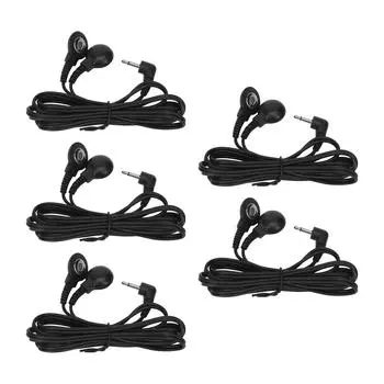 5шт электродный провод черный 2,5 мм колено 1,2 м длиной сменные провода для цифровой терапии TENS