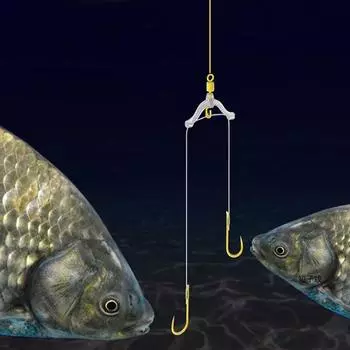 5шт анти-наматывающий разгрузочный зажим для лески силикагель вилка мгновенные рыболовные принадлежности Small