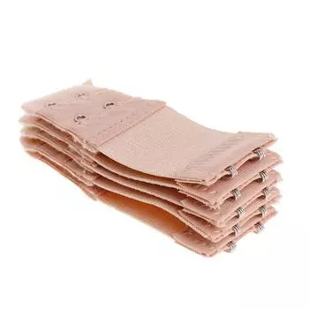 5шт бюстгальтер удлинитель 2 крючка женский мягкий бюстгальтер удлинитель ремешок нижнее белье без бретелек чёрный