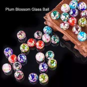 5шт DIY Изготовление сливовых бусин Браслет Ожерелье Стеклянные украшения ручной работы Высокое качество 5Pcs сапфир синий