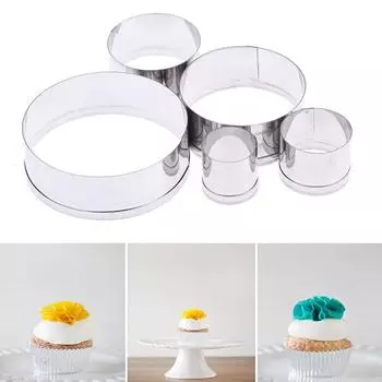 5шт Diy круглый резак для полимерной глины формы керамика керамический инструмент для резки формы