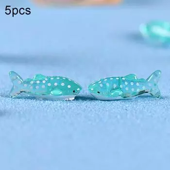 5шт фигурки акул садовый мох микро бонсай украшения пейзаж DIY стол декор