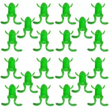 5шт Frosch Weichen Kder 10г Kick-Legged Frosch Schwimmenden Kder fr Bass Fis