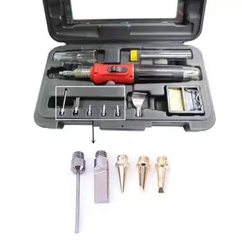 5шт HS-1115K 10In1 Pro бутановый паяльник комплект сварочный комплект горелка ручка инструмент 5Pcs